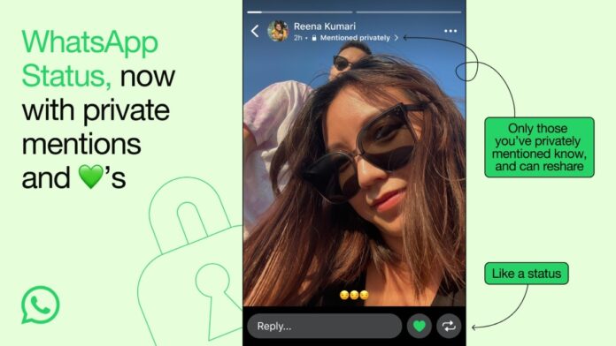 whatsapp-adds-private-mentions-and-likes-to-its-status-feature